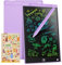 LCD Schreibtafel 10 Zoll, Genialba Buntes LCD Schreibtablett, Geschenk für Kinder, LCD Writing Tablet, Elektronischer Tablette, Grafiktablett für Kinderspiele 2 3 4 5 6 7 Jahre Jungen Mädchen (Lila)