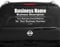Custom Business Information Advertising Vinyl Decal, Car Rear Window Bodywork Sticker, Customisable Size and Colour (White, Small (40cm x 30cm))