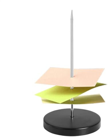 Pique-Note en Métal | Fourche Ticket de Caisse | Porte Mémo pour Factures | Vérifiez la broche | Porte-tickets de bureau | fourchette à billets à piquet pour restaurant, bureau, cuisine