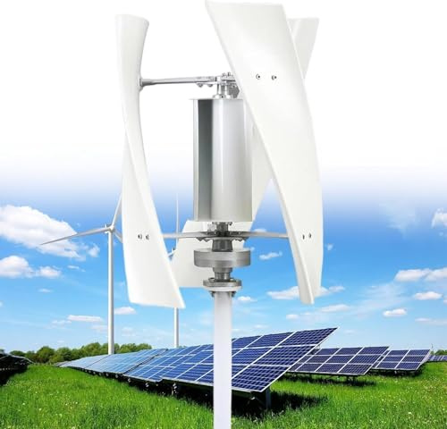 Turbina Eolica 16000W 20000W Generatore eolico verticale 12V 24V 48V 220V Generatore del Vento Dell'asse Verticale con Controller MPPT Maglev(16000W,220V)