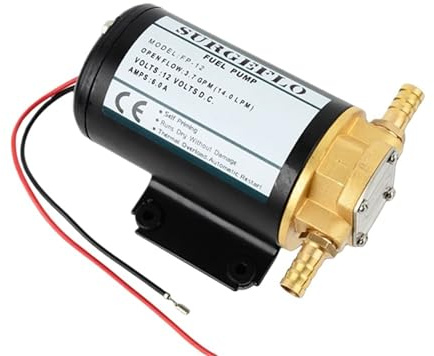 1PCS Fp-12v Fp-24v 0.3mpa Lift 3 metres 12v 24v Mini Electric Gear Pump Oil Car Fully Automatic Diaphragm Pump Fuel Transfer Pump(FP 24V)