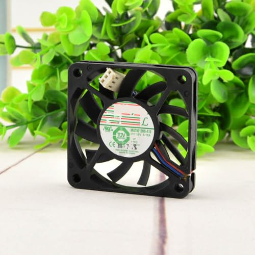 60mm fan Computer CPU fan MGT6012HB-A10 12V 0.17A Silent Cooling Fan,6CM 3-Wire 3-Pin CPU Motherboard Fan
