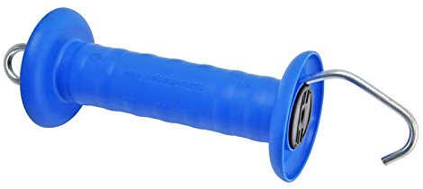 VOSS.farming Torgriffe im 5er Sparpack, blau mit Haken für den Weidezaun