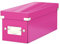 Leitz Storage Box, Pink, Click and Store Range, 60410023