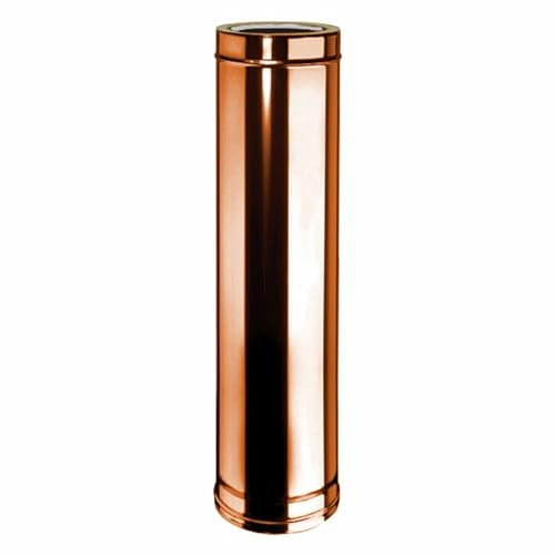UTILFER Tubo Doppia Parete Coibentato Int Inox 316 Aisi Est Rame 6 Dc Canna Fumaria, MM 250-300 x MM 1000