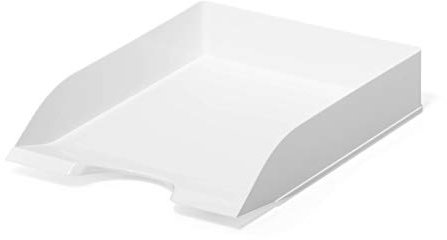 Durable Briefablagen (Basic, für Format DIN A4 bis C4, stapelbar) 6 Stück, weiß, 1701672010