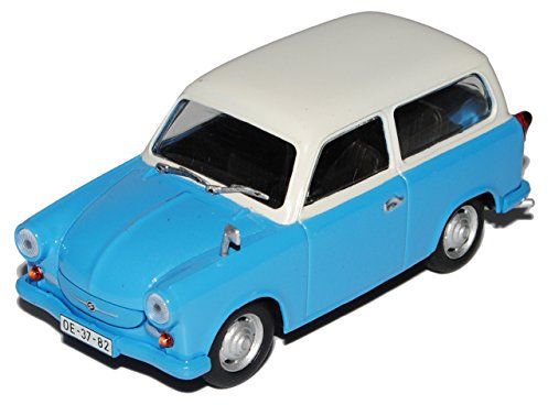 alles-meine.de GmbH Trabant P50 500 Kombi Blau Beige 1/43 Modellcarsonline Modell Auto