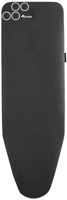 Rolser Funda 100% Algodón para Tabla de Planchar K-22 y K-Tres - Talla L 130x48 cm - Cotó Negro