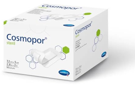 Cosmopor 9008021 Medizinische Klebebänder, steril, 10 cm x 6 cm (25-er pack)