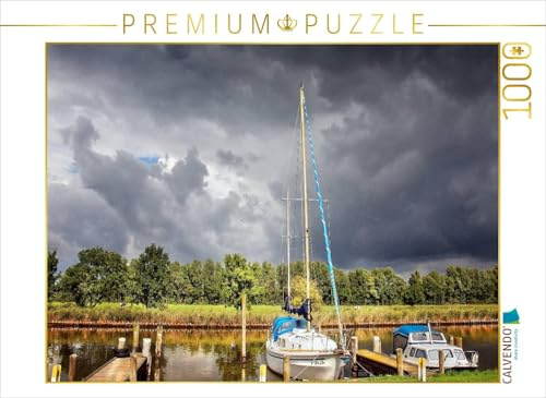 CALVENDO Puzzle Friesland - Vareler Hafen | 1000 Teile Lege-Größe 64 x 48 cm Foto-Puzzle für glückliche Stunden