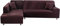 jianyana Sofa Überwürfe Elastische Sofabezüge L Form Stretch Sofabezug Couchbezug L Form 3 Sitzer 2ST + 2 Pcs Kissenbezüge