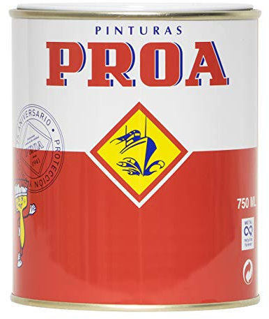 ESMALTE SINTÉTICO MATE PROA. Negro RAL 9005. 750 ML.