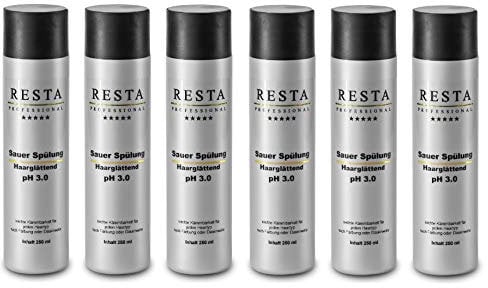 6er Sauer Spülung Resta Professional Haarglättend pH 3.0 250 ml