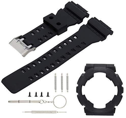 GA110/100 Uhrenarmband Silikon Armband Ersatzarmband mit Uhrengehäuse Passend für G SHOCK GA110/100