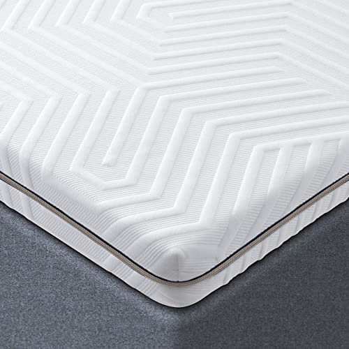 BedStory Surmatelas 180 x 200 à Mémoire de Forme 7,5cm, Bambou Éliminant Odeurs et Acariens, Housse Amovible et Lavable, Rafraichissant, Respirant et Moelleux