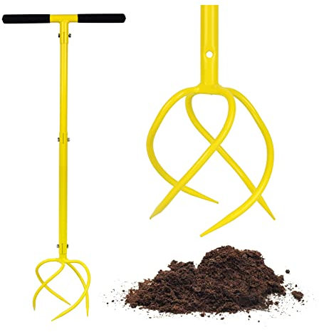 GARDTECH Gartenkralle, EIN Abnehmbarer Krallenzüchter mit komfortablem Griff, integriert Vertikutierer und Herbizid und ist sehr geeignet für kultiviere, belüften und Unkraut (B)