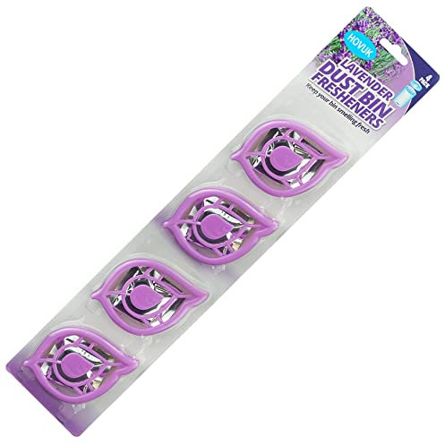 Ambientadores de cocina de lavanda, 4 unidades, ambientadores de cubo de polvo para el hogar, ayudan a mantener tus contenedores con olor fresco, también se pueden utilizar para basura de alimentos,