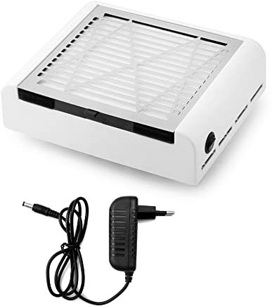 QWORK® 40W Nagelstaubabsauger mit Filter, Staubabsaugung für Nägel für Persönlichen Gebrauch, Nagelstudio, Salon, Nageldesign & Maniküre