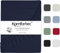 Komfortec Spannbettlaken Jersey 100% Baumwolle – 160x200 cm – 135g/m² – Weich, Atmungsaktiv & Hautfreundlich – Mit Rundumgummi – Oeko-Tex Zertifiziert – Für Boxspring, Topper & Matratzen – Blau