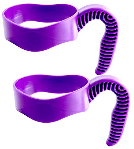 2 Pcs Purple 20 Oz Tumbler Handle, Tumbler Cup Holder Compatible with Ozark Trail, YETI, RTIC, Travel Mug, SIC, Rambler