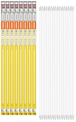 OSRAM Kosteneffiziente LED-Röhren für elektromagnetische Vorschaltgeräte, 7 W, G13, Tube, double-ended, 3000 K, LEAD FREE Glas, Warm weiß, 8-er Pack