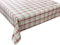 Wachstuch Tischdecke abwaschbar Gartentischdecke, Viele Größen und Designs, wasserabweisend (Kariert Rot Ecru- A-257-8, 100x140 cm)