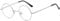 Ggpyyon Blaulichtfilter Brille Damen Herren Retro Runde Brille Blue Light Blocking Glasses Ohne Stärke Blockieren Blaulicht Brille Computerbrille(Silber)