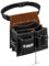 ARCFOX Leder-Werkzeugtasche mit Gürtel, Vintage-Leder-Werkzeuggürteltasche, 10 Taschen mit großem Fach, Utility Pouches Werkzeugtasche Werkzeuggürtel für Mechaniker, Elektriker, Tischler,