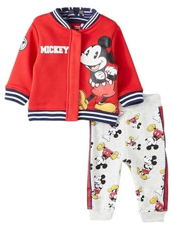 Disney Baby-Jungen Dis BMB 51 12 B737 S1-12M Trainingsanzug, Rouge, Standard