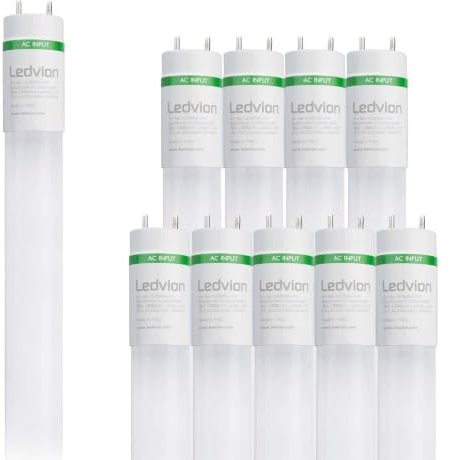 Ledvion - 10X LED Röhrenlampe, 120CM, 18W, 6500K, 185lm/W, Energieklasse B, inkl. LED Starter