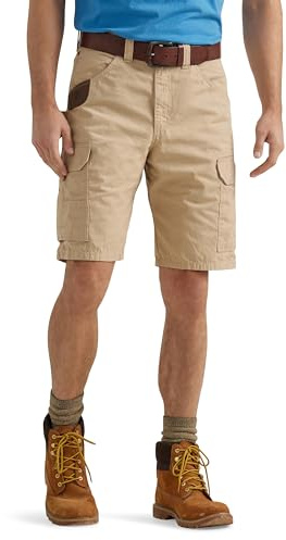 Wrangler Riggs Workwear Men's Ranger Cargo Short, Cornstalk, 36