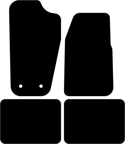 Kovvar Duogrip Gummimatten passend für Jeep Cherokee XJ 1984-2001