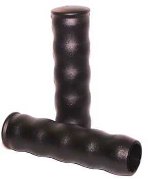 2X 25 mm Griff Wellengriff Schubkarre Sackkarre Stangen Rohre SCHWARZ