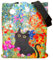 ARJDXDP Tote Bag Damen, Katzen Canvas Tragetasche, Umhängetasche Handtasche Damen, Umhängetasche Für Schule Arbeit Büro Reisen Einkaufen Alltag 40 * 33CM