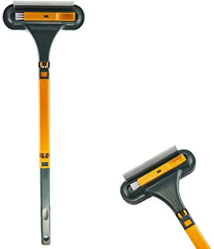 2-in-1 Fensterwischer Professioneller Fensterputzer Mit Fensterreinigung Für Hohe Fenster Im Innen- Und Außen Spiegel Glasreinigungswerkzeuge Nass- Und Trocken Fensterabzieher