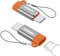 HOWJIM Adattatore Light-ning a USB C,2 pezzi,PD27/66W Ricarica Rapida Trasmissione dati,Adattatore da Light-ning Femmina a USB C Maschio per i-Phone15/16,i-Pad,G-alaxy,X-peria Non Per Audio/OTG Grigio