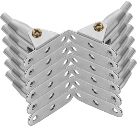 PERSELOSO 12stücke Drahtseilaufhänger Aus Zinklegierung Metalldrahhalterungen Für Deckenmontage Wandmontage Und Bodenmontage Drahthalterungen Für Kunst Und Beleuchtung