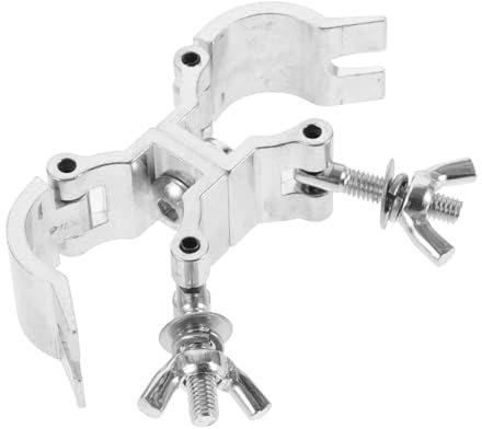 Aluminium Truss Clamp Lichtklemme Doppel Clamp für Bühnenbeleuchtung Stabile Aluminiumlegierung Universelles Kreuzdesign für Dj und Live Events