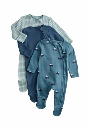 Marks & Spencer Herren Baumwolle Baby-Kostüm 3er-Pack | Zum Reinschlüpfen
