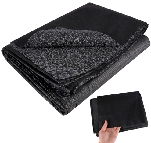 DGN Bügelvlies Zum Verstärken, 400 x 100 cm Aufbügelbarer Einlage Stoff, 60g/m² Vliesstoff Nähen, Vliesstoff Einlagestoff, Bügelvlies Stoff Schwarz für Bügelfalten, Nähhandwerk, Verstärkte Bekleidung | 60g/m² Vliesstoff Nähen, Vliesstoff Einlagestoff, Bügelvlies Stoff für Bügelfalten, Nähhandwerk, Verstärkte Bekleidung