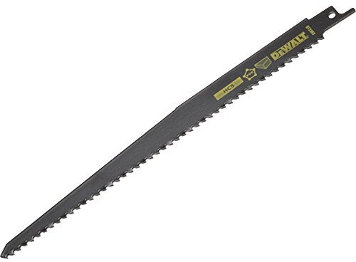 Dewalt HCS Säbelsägeblatt (für Holz 228 mm Länge, 4,2 mm Zahnteilung, Konstruktionsholz, Spanplatten, MDF, Sperrholz, Kunststoff und Holzwände) 5 Stück, DT2363
