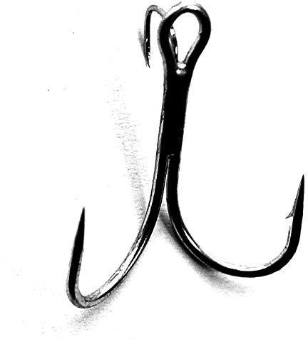 Gamakatsu Hook Treble Twinex - 10 Zwillingshaken für Stinger, Angelhaken zum Raubfischangeln, Stingerhaken, Haken für Gummifische, Größe:4