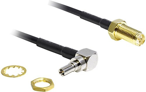 DELOCK HF Adapterkabel CRC-9 Stecker > RP-SMA Buchse 200 mm