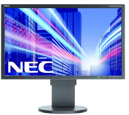 NEC 60003334 - Multisync E223W 22 INCH 16:10 Wide Screen LCD (black) LED Backlights. 1680 x 1050. DVI-D (HDCP) Displayport VGA. Height Adjust: 110mm