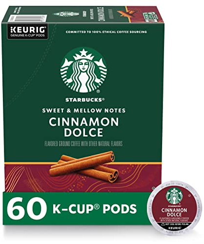 Starbucks Cinnamon Dolce, K-Cup for Keurig Brewers, 60 Count