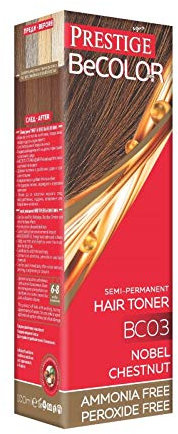 Vips Prestige - BeColor Tinte Semi Permanente Color Nuez Moscada BC03, Sin Amoniaco Sin Peroxide