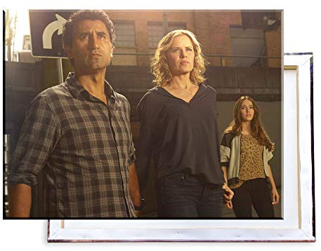 Unified Distribution Fear The Walking Dead - 80x60 cm Kunstdruck auf Leinwand • erstklassige Druckqualität • Dekoration • Wandbild
