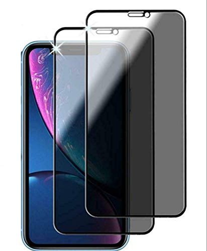 Sinye 2 Stück Matte Privacy Anti-Spy Peeping Displayschutzfolie aus gehärtetem Glas, Privacy Glass Displayschutzfolie für iPhone 11 12, Anti-Spy Displayschutzfolie aus gehärtetem Glas
