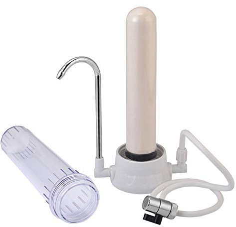 pedkit - Filtro de agua Grifo Filtro de agua Filtro de cartucho de cerámica Grifo de agua Sistema de filtración de agua dura Reduce el cloro de fluoruro de plomo