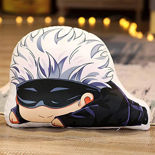 Anime JJK Dekokissen Gojo Satoru, niedliche Plüschtiere, Anime-Figur, 25 x 35 cm